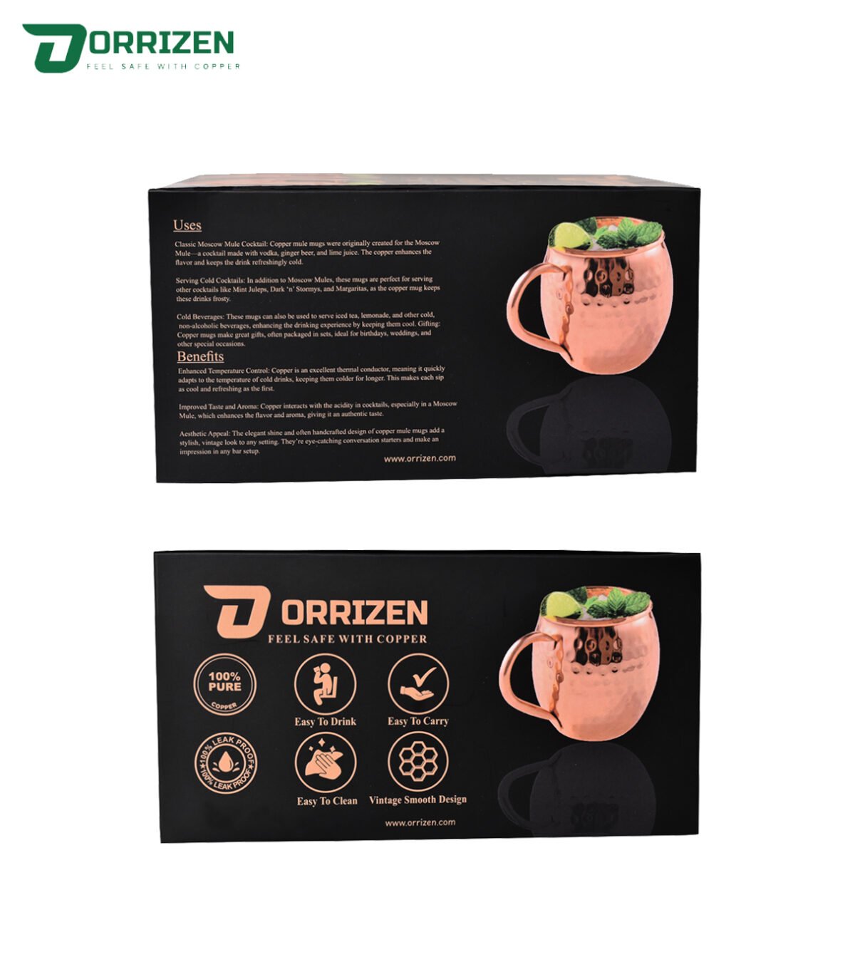 Pure Copper Mugs
