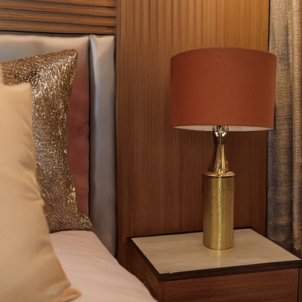 Vintage design Table Lamps, Industrial Bedside Lamps with Shade.